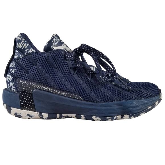 Adidas Blue White Never Follow Damian Lillard I Am My Own Fan Sneakers Shoes   6 - Picture 1 of 8